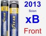 Front Wiper Blade Pack for 2013 Scion xB - Assurance