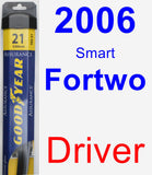 Driver Wiper Blade for 2006 Smart Fortwo - Assurance