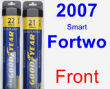 Front Wiper Blade Pack for 2007 Smart Fortwo - Assurance