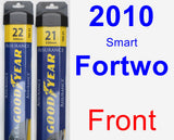 Front Wiper Blade Pack for 2010 Smart Fortwo - Assurance