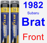 Front Wiper Blade Pack for 1982 Subaru Brat - Assurance