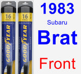 Front Wiper Blade Pack for 1983 Subaru Brat - Assurance