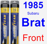 Front Wiper Blade Pack for 1985 Subaru Brat - Assurance