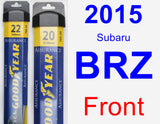 Front Wiper Blade Pack for 2015 Subaru BRZ - Assurance