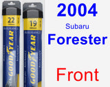 Front Wiper Blade Pack for 2004 Subaru Forester - Assurance