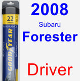 Driver Wiper Blade for 2008 Subaru Forester - Assurance