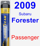 Passenger Wiper Blade for 2009 Subaru Forester - Assurance