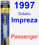 Passenger Wiper Blade for 1997 Subaru Impreza - Assurance