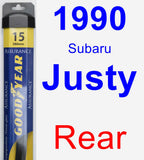 Rear Wiper Blade for 1990 Subaru Justy - Assurance