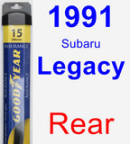 Rear Wiper Blade for 1991 Subaru Legacy - Assurance