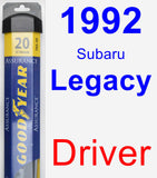 Driver Wiper Blade for 1992 Subaru Legacy - Assurance