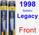 Front Wiper Blade Pack for 1998 Subaru Legacy - Assurance