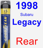 Rear Wiper Blade for 1998 Subaru Legacy - Assurance