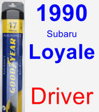 Driver Wiper Blade for 1990 Subaru Loyale - Assurance