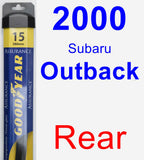 Rear Wiper Blade for 2000 Subaru Outback - Assurance