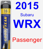 Passenger Wiper Blade for 2015 Subaru WRX - Assurance