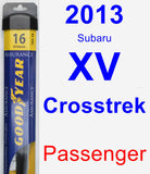 Passenger Wiper Blade for 2013 Subaru XV Crosstrek - Assurance