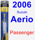 Passenger Wiper Blade for 2006 Suzuki Aerio - Assurance