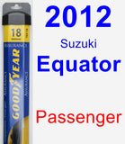 Passenger Wiper Blade for 2012 Suzuki Equator - Assurance