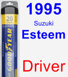 Driver Wiper Blade for 1995 Suzuki Esteem - Assurance