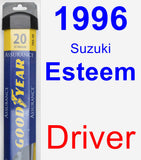 Driver Wiper Blade for 1996 Suzuki Esteem - Assurance