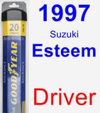 Driver Wiper Blade for 1997 Suzuki Esteem - Assurance