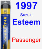 Passenger Wiper Blade for 1997 Suzuki Esteem - Assurance