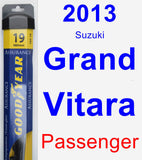 Passenger Wiper Blade for 2013 Suzuki Grand Vitara - Assurance