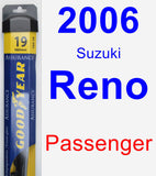 Passenger Wiper Blade for 2006 Suzuki Reno - Assurance