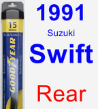 Rear Wiper Blade for 1991 Suzuki Swift - Assurance