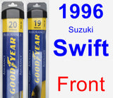 Front Wiper Blade Pack for 1996 Suzuki Swift - Assurance