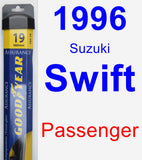 Passenger Wiper Blade for 1996 Suzuki Swift - Assurance