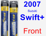 Front Wiper Blade Pack for 2007 Suzuki Swift+ - Assurance