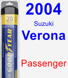 Passenger Wiper Blade for 2004 Suzuki Verona - Assurance