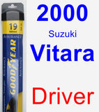 Driver Wiper Blade for 2000 Suzuki Vitara - Assurance