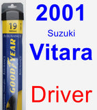 Driver Wiper Blade for 2001 Suzuki Vitara - Assurance