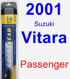 Passenger Wiper Blade for 2001 Suzuki Vitara - Assurance