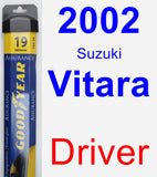 Driver Wiper Blade for 2002 Suzuki Vitara - Assurance