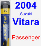 Passenger Wiper Blade for 2004 Suzuki Vitara - Assurance