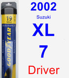 Driver Wiper Blade for 2002 Suzuki XL-7 - Assurance