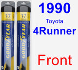 Front Wiper Blade Pack for 1990 Toyota 4Runner - Assurance