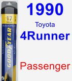 Passenger Wiper Blade for 1990 Toyota 4Runner - Assurance