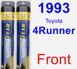 Front Wiper Blade Pack for 1993 Toyota 4Runner - Assurance