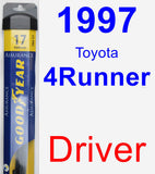 Driver Wiper Blade for 1997 Toyota 4Runner - Assurance