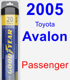 Passenger Wiper Blade for 2005 Toyota Avalon - Assurance