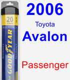 Passenger Wiper Blade for 2006 Toyota Avalon - Assurance