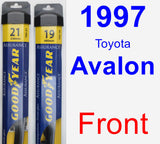 Front Wiper Blade Pack for 1997 Toyota Avalon - Assurance