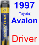 Driver Wiper Blade for 1997 Toyota Avalon - Assurance