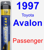 Passenger Wiper Blade for 1997 Toyota Avalon - Assurance