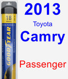 Passenger Wiper Blade for 2013 Toyota Camry - Assurance